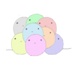 Round and square sticker #3898245