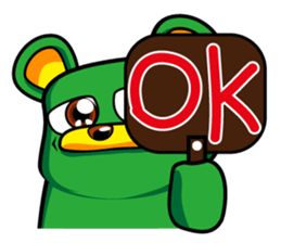 "Herb" daily life sticker of the bear sticker #3898288