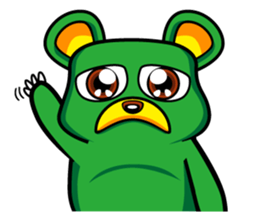 "Herb" daily life sticker of the bear sticker #3898295