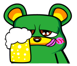 "Herb" daily life sticker of the bear sticker #3898296