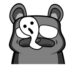 "Herb" daily life sticker of the bear sticker #3898297