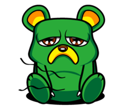 "Herb" daily life sticker of the bear sticker #3898298