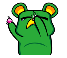 "Herb" daily life sticker of the bear sticker #3898299