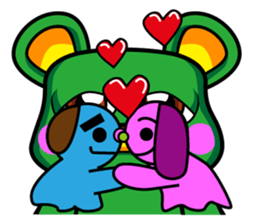 "Herb" daily life sticker of the bear sticker #3898300