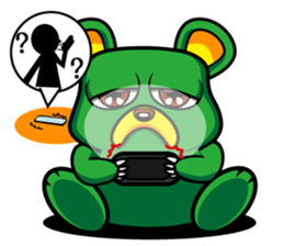 "Herb" daily life sticker of the bear sticker #3898312