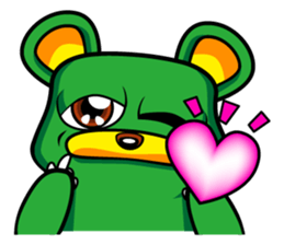 "Herb" daily life sticker of the bear sticker #3898315