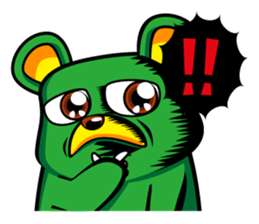 "Herb" daily life sticker of the bear sticker #3898316