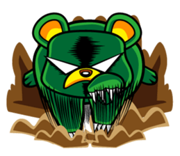 "Herb" daily life sticker of the bear sticker #3898317