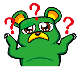 "Herb" daily life sticker of the bear sticker #3898318