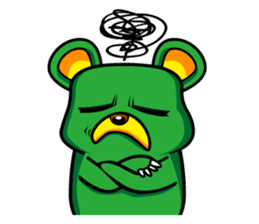 "Herb" daily life sticker of the bear sticker #3898319