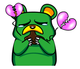 "Herb" daily life sticker of the bear sticker #3898321