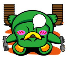 "Herb" daily life sticker of the bear sticker #3898322