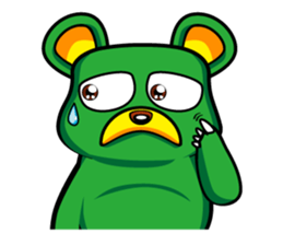 "Herb" daily life sticker of the bear sticker #3898323