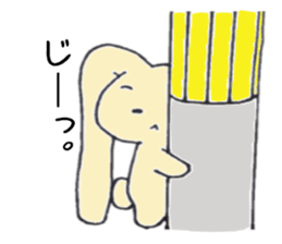 Lop of the rabbit sticker #3898828