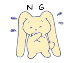 Lop of the rabbit sticker #3898842