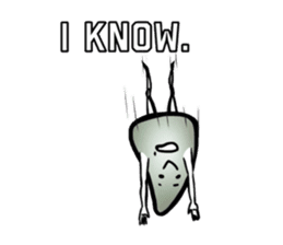 He's called Mlid Sting-Man. sticker #3899266