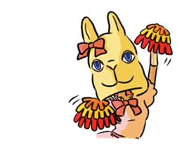 Rabit headgear girl sticker #3899314