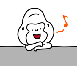 Kansai dialect gorilla 2 sticker #3899454