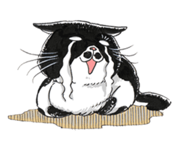 Male Cat Kazuo  Nakamura sticker #3899894