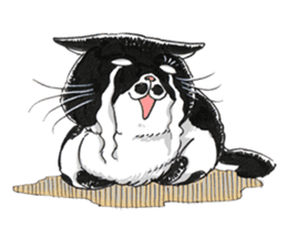 Male Cat Kazuo Nakamura sticker #3899894