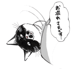 Male Cat Kazuo Nakamura sticker #3899899
