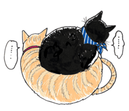 Male Cat Kazuo  Nakamura sticker #3899901