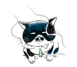 Male Cat Kazuo Nakamura sticker #3899912