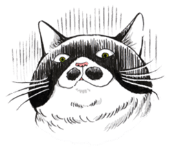 Male Cat Kazuo  Nakamura sticker #3899915