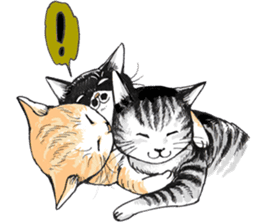 Male Cat Kazuo  Nakamura sticker #3899917