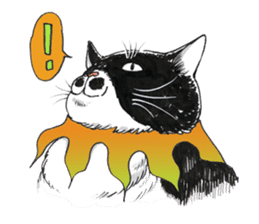 Male Cat Kazuo  Nakamura sticker #3899924