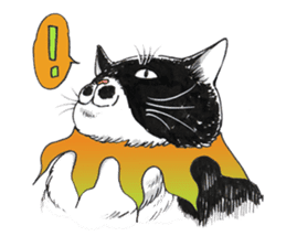 Male Cat Kazuo Nakamura sticker #3899924