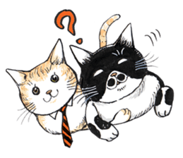 Male Cat Kazuo  Nakamura sticker #3899925