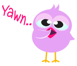 Colorful Chicks ver English sticker #3900210