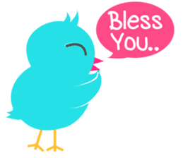 Colorful Chicks ver English sticker #3900235