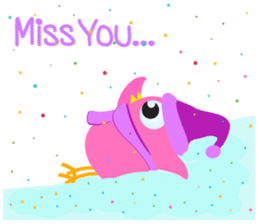 Colorful Chicks ver English sticker #3900242