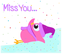 Colorful Chicks ver English sticker #3900242