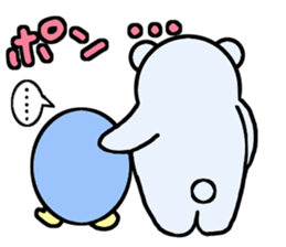 Penguin and Polar bear sticker #3900558