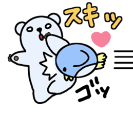 Penguin and Polar bear sticker #3900564