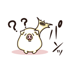 Rice cake Pig sticker #3900609