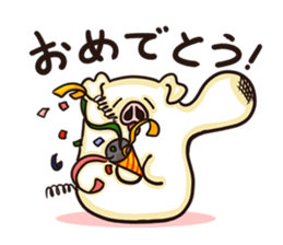 Rice cake Pig sticker #3900642