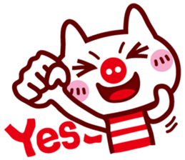 Button Cat sticker #3901131