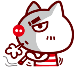 Button Cat sticker #3901143