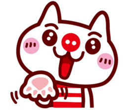 Button Cat sticker #3901151