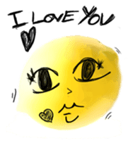 The lemon's face sticker #3902005