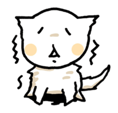 A skunk and kitten. sticker #3903210