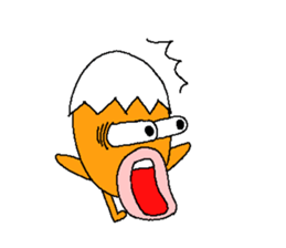 Egg of big lips sticker #3903747