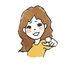 Yuru Girl Sticker sticker #3904374