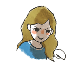 Yuru Girl Sticker sticker #3904381