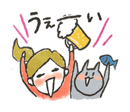 Yuru Girl Sticker sticker #3904383