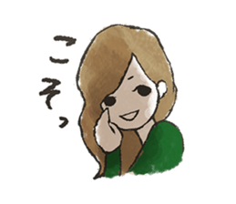 Yuru Girl Sticker sticker #3904400